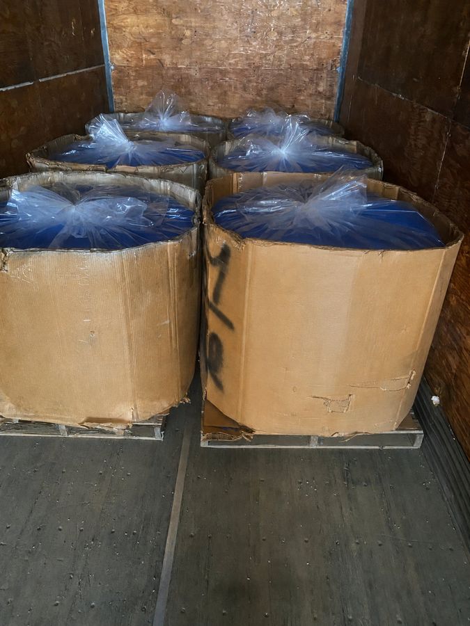 Lote de material plastico recuperado 9