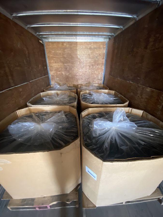 Lote de material plastico recuperado 13