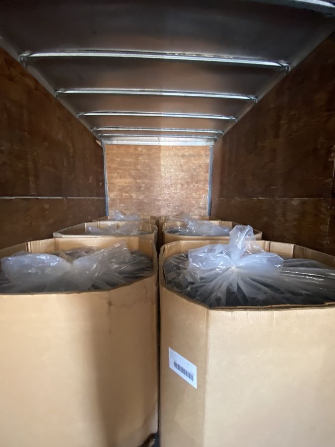 Lote de material plastico recuperado 14