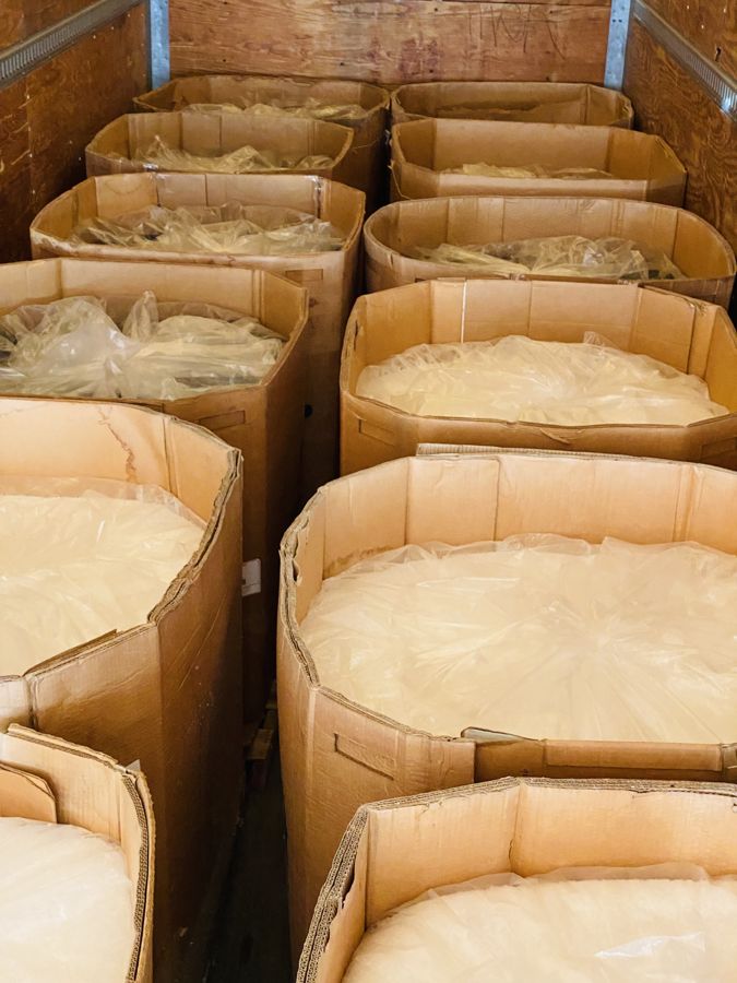 Lote de material plastico recuperado 17