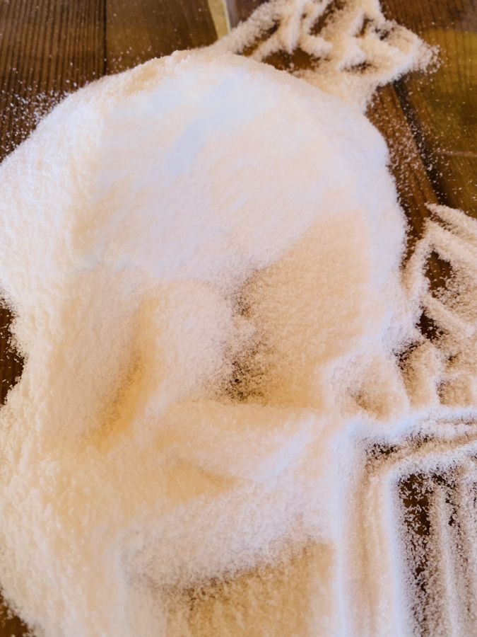 Muestra de plastico pulverizado Politren 5