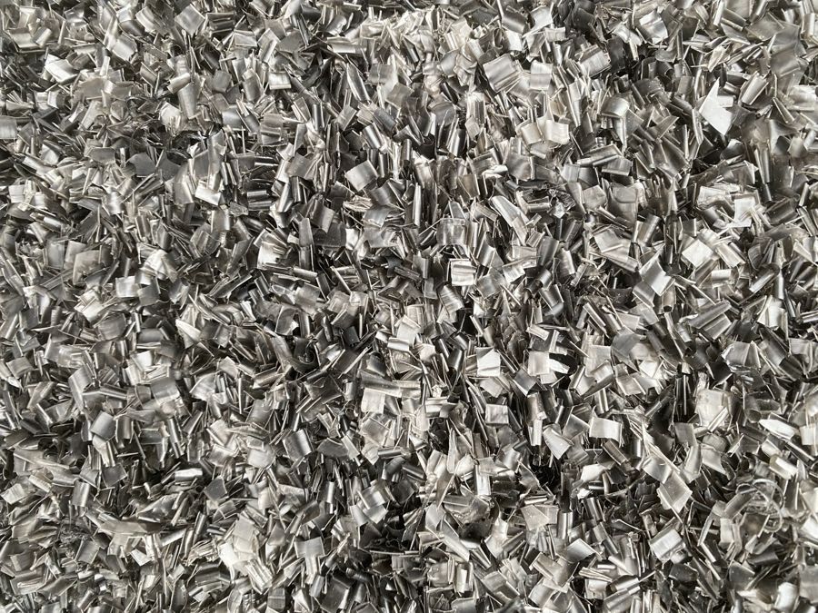 Muestra de plastico triturado Politren 27