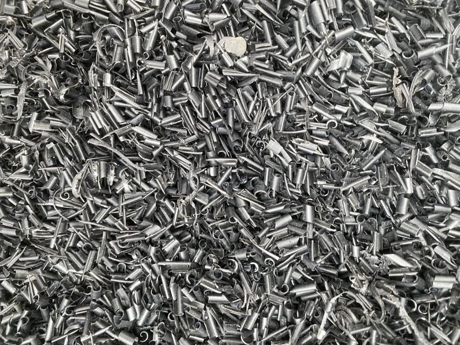 Muestra de plastico triturado Politren 28