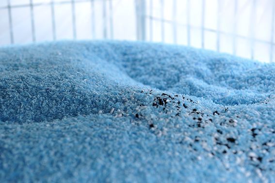 Muestra de plastico triturado Politren 29