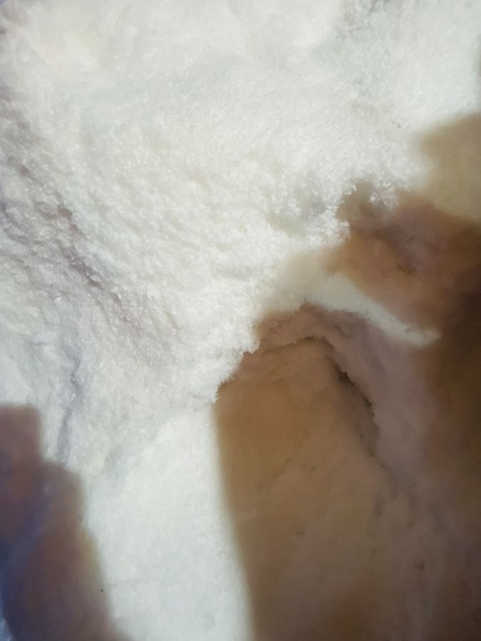 Muestra de plastico triturado Politren 31