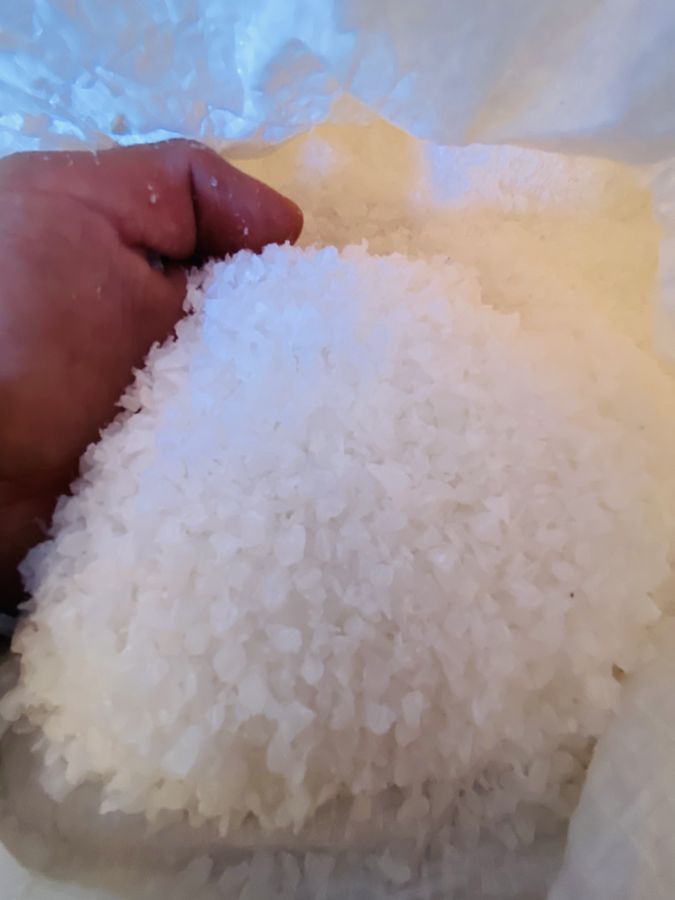 Muestra de plastico triturado Politren 35
