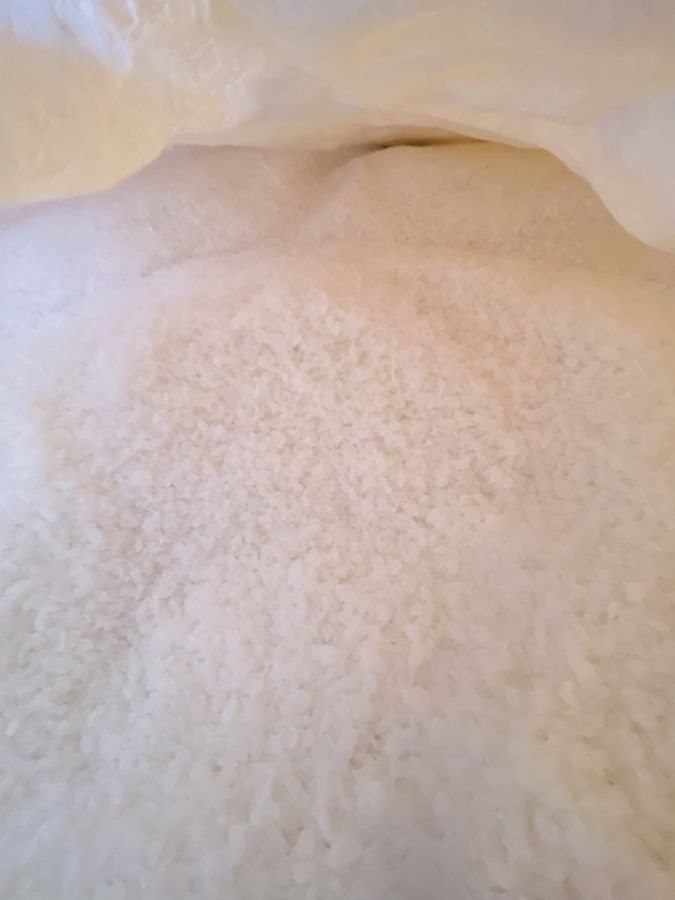 Muestra de plastico triturado Politren 36